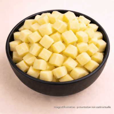 Pommes de terre Bio cube pelées