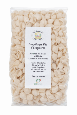 Pâtes aux blé Bio coquillage