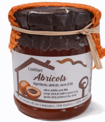Confiture d'abricots Vaudoise
