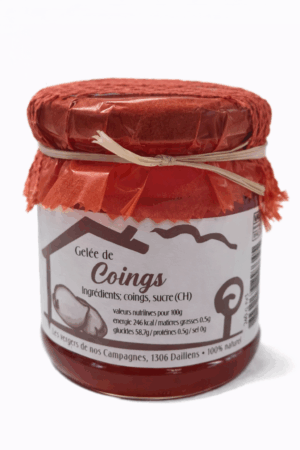 Confiture de coings en gelée Vaudoise
