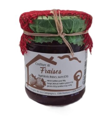 Confiture de fraises Vaudoise