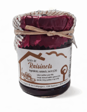 Confiture de raisinets en gelée Vaudoise