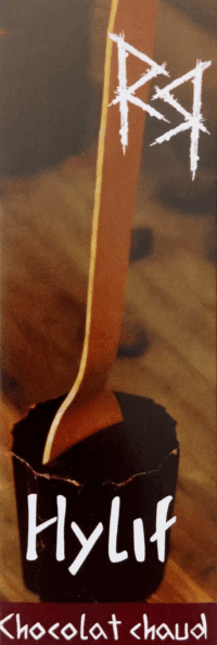 Cuillère chocolat noir chaud bio